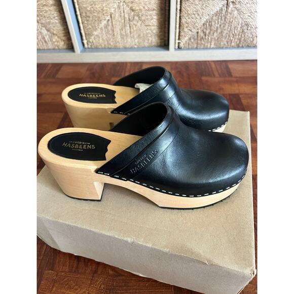 Women’s Swedish Hasbeens Louise Clog EU41/US9.5 NEW MSRP $300 - Picture 5 of 16
